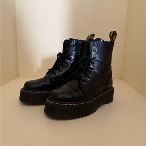 Dr. Martens Black Platform Boots